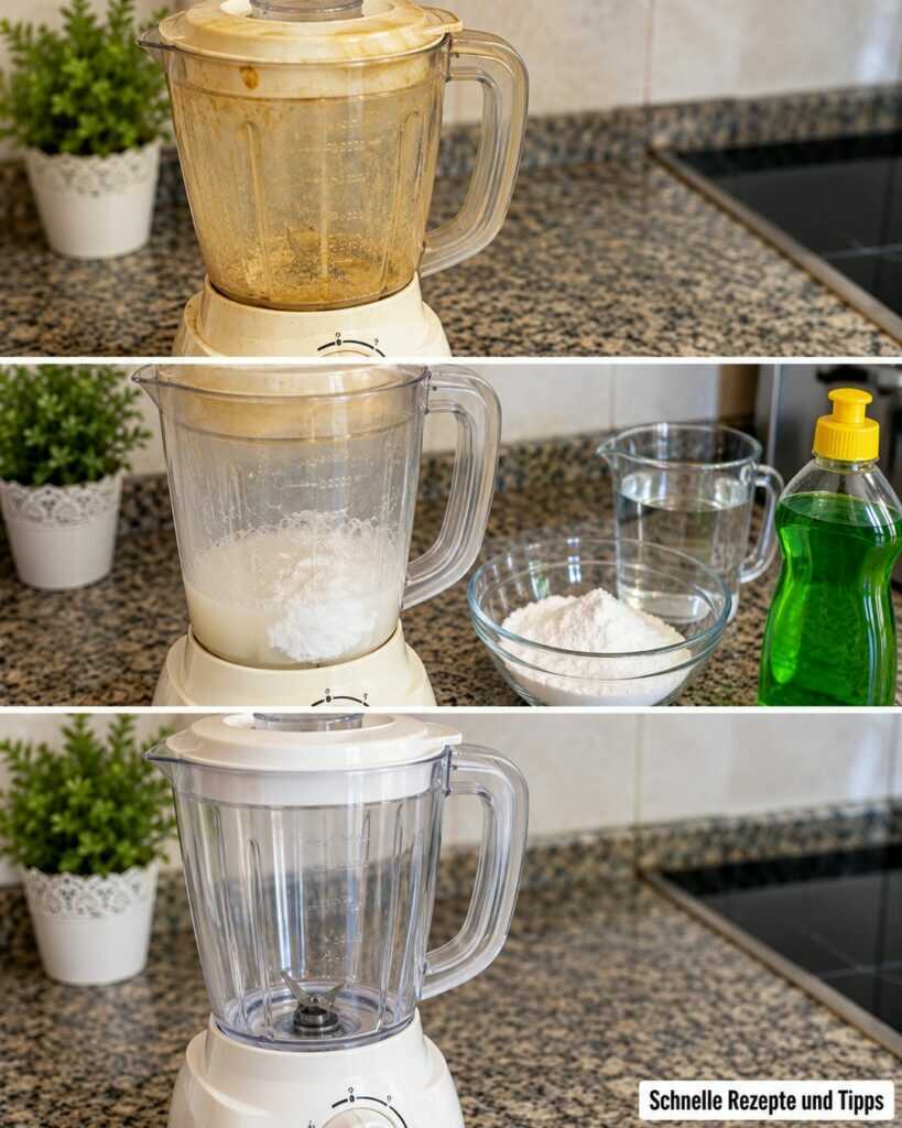 Vergilbten Mixer reinigen: So wird Kunststoff wieder deutlich sauberer – ohne aggressive Mittel