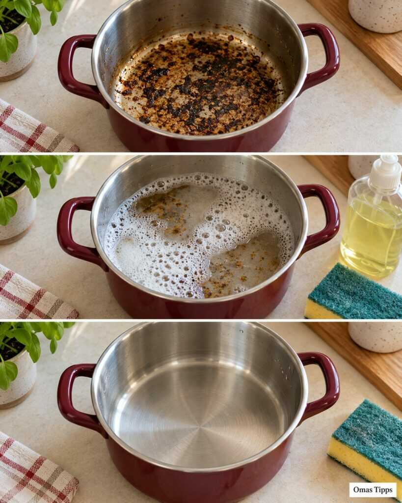 Topf angebrannt? So löst du die Kruste, ohne den Boden zu zerkratzen