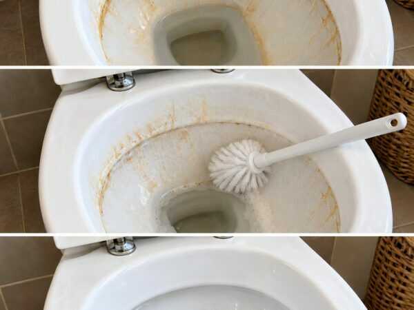 Gelbe Ränder in der Toilette? So lösen Sie Kalk und Urinstein mit einfachen Mitteln