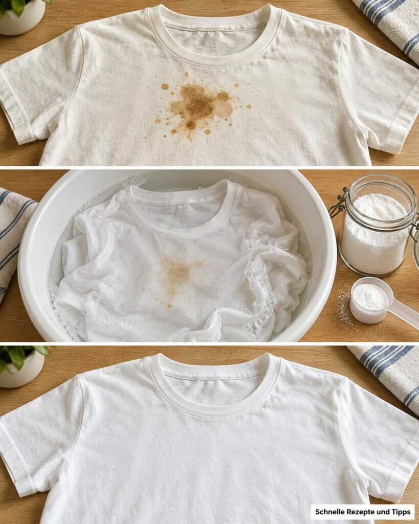 Kaffeefleck auf dem weißen Shirt? So rettest du dein Lieblingsstück mit einfachen Handgriffen