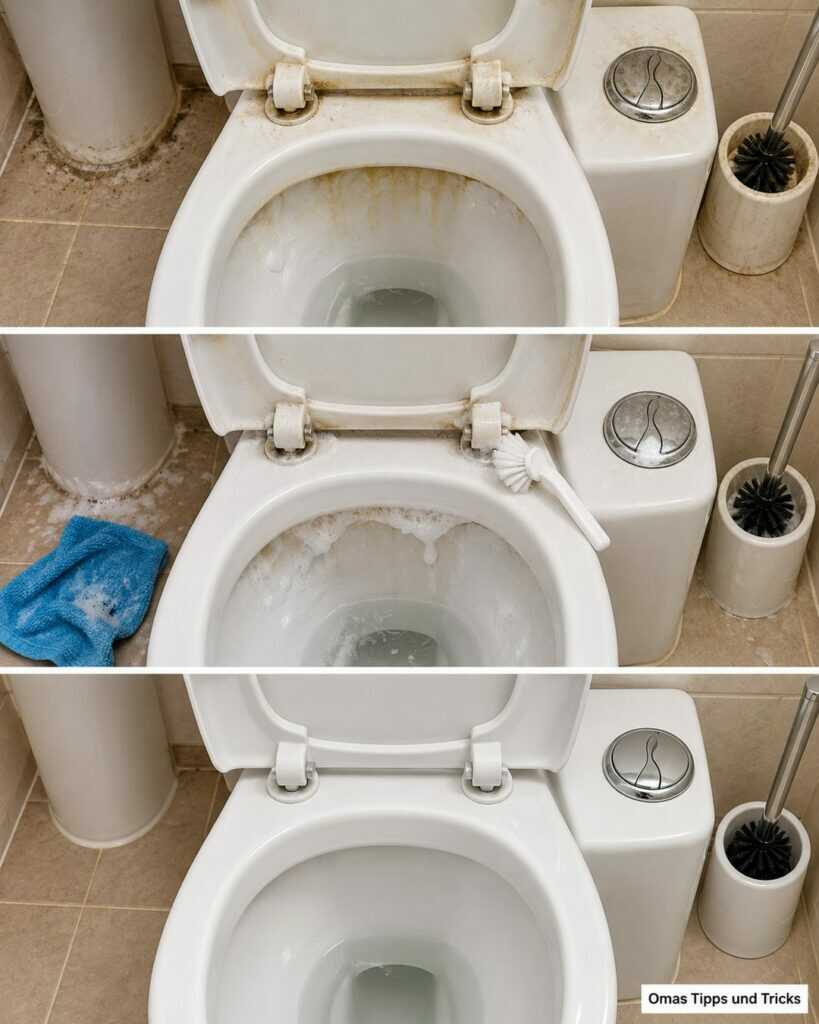 Toilette sauber, trotzdem schmutzige Ecken? Diese 5 Stellen werden beim Putzen oft vergessen
