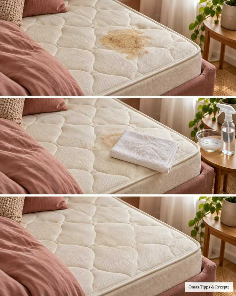 Flecken auf der Matratze? So reinigst du sie schonend, ohne sie zu durchnässen