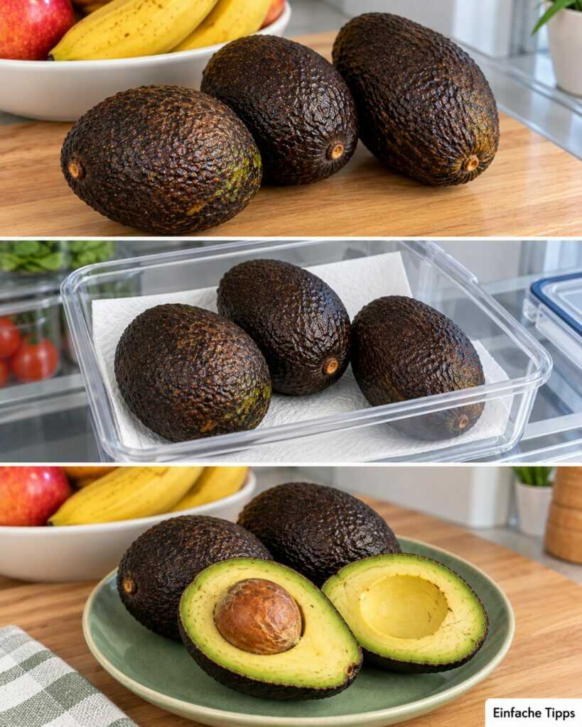 Avocados länger frisch halten: Der einfache Kühlschrank-Trick gegen unnötige Lebensmittelverschwendung