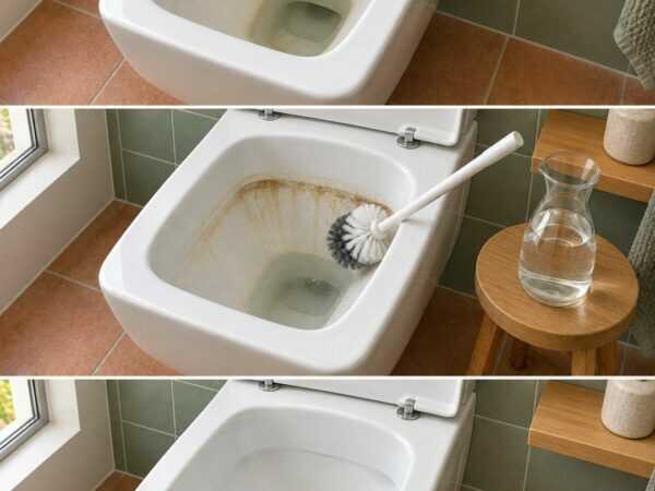 Gelber Rand in der Toilette? So löst du Kalk mit Essig und der richtigen Putztechnik