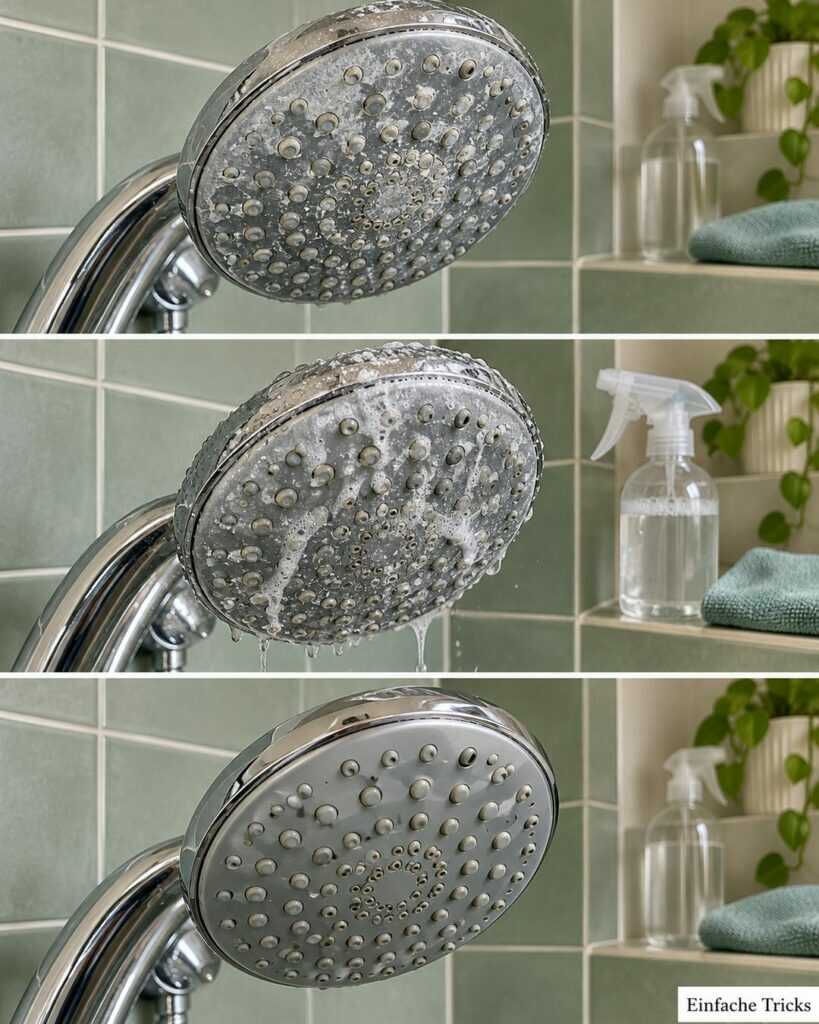 Duschkopf verkalkt? So werden die Düsen wieder sauber und der Wasserstrahl gleichmäßiger