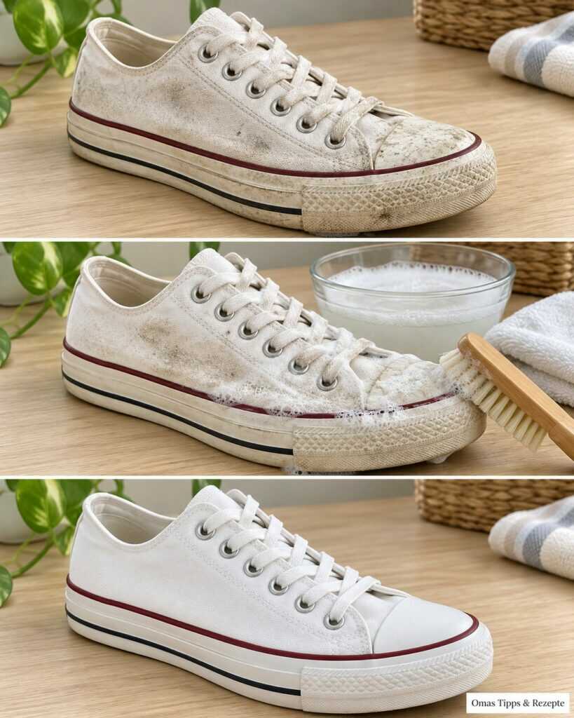 Weiße Sneaker wieder sauber: So entfernst du Alltagsschmutz schonend mit einfachen Mitteln