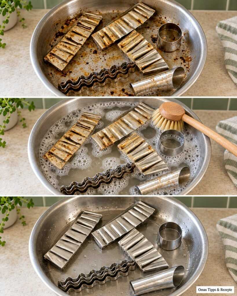 Fettige Backförmchen und Ausstecher? So werden Rillen und Kanten wieder sauber