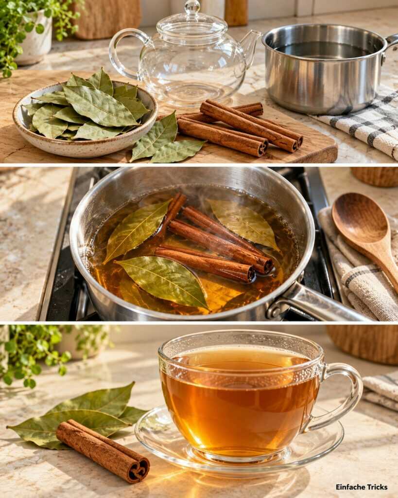 Lorbeer-Zimt-Tee selber machen: Ein einfaches Rezept für eine aromatische Tasse