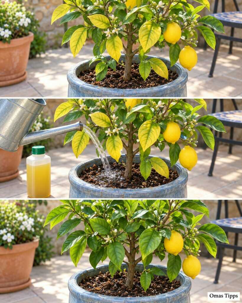 Gelbe Blätter am Zitronenbaum? Diese Pflegefehler solltest du jetzt prüfen