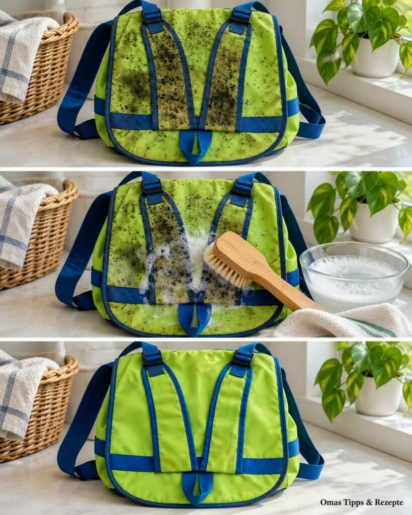 Schimmel am Rucksack? So reinigen Sie den Stoff vorsichtig