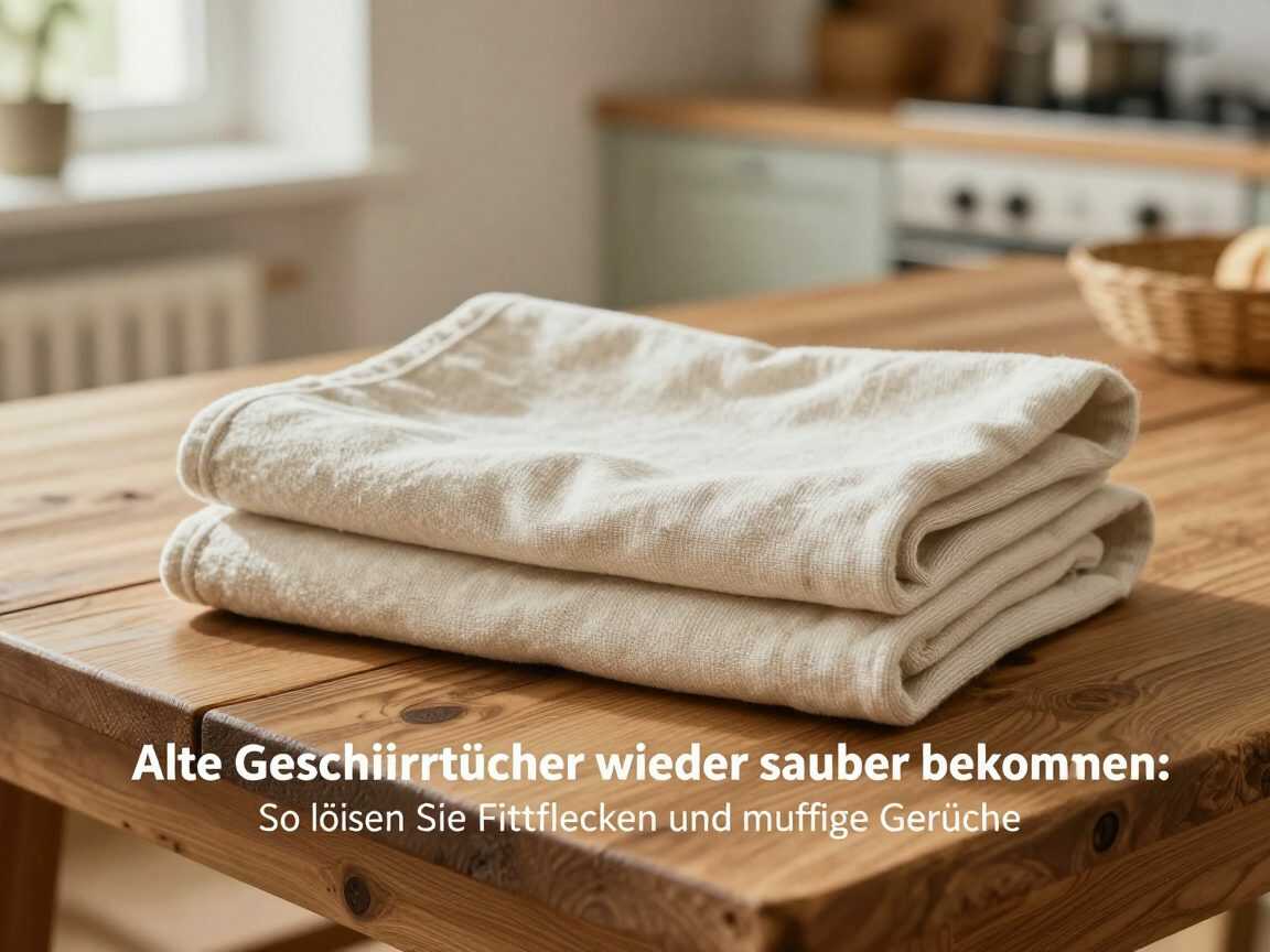 Alte Geschirrtücher wieder sauber bekommen: So lösen Sie Fettflecken und muffige Gerüche