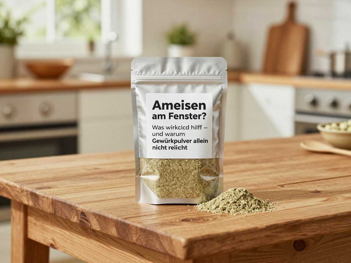Ameisen am Fenster? Was wirklich hilft – und warum Gewürzpulver allein nicht reicht