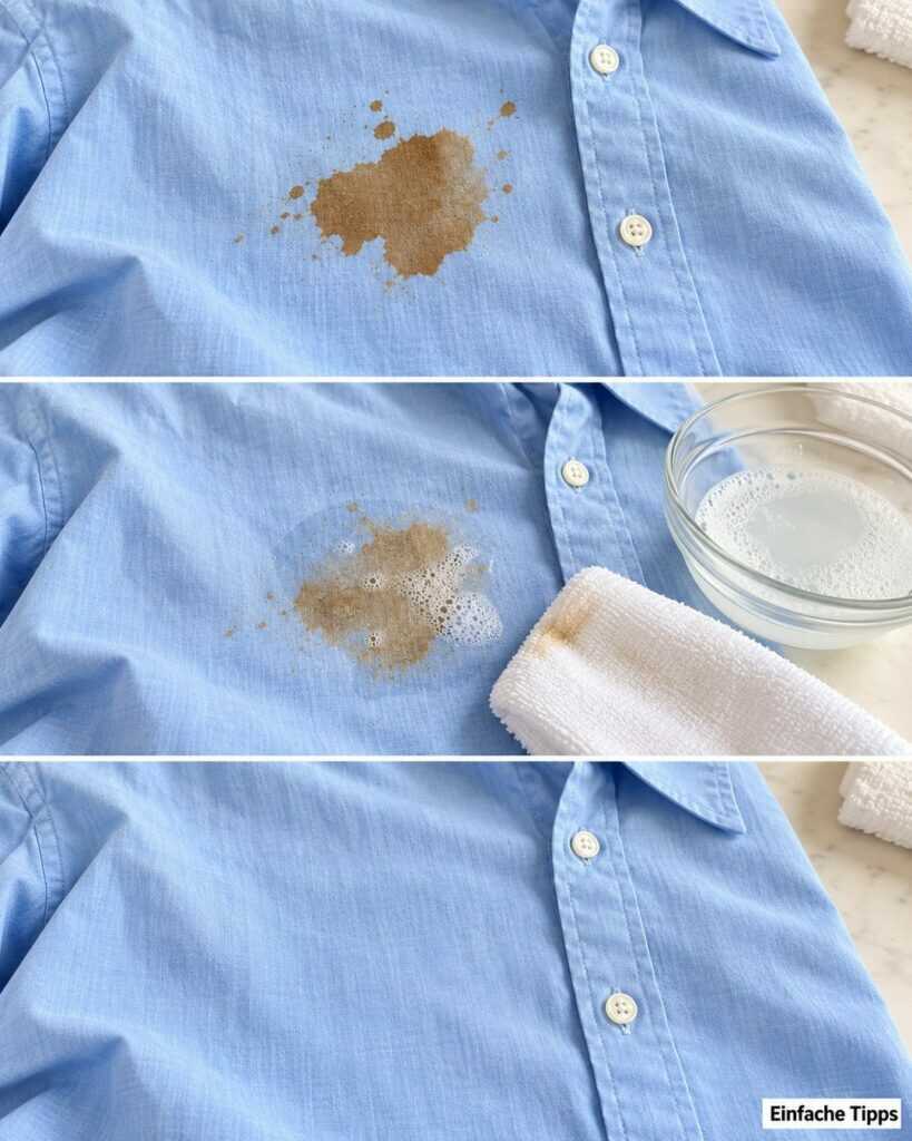 Kaffeefleck auf dem Lieblingshemd? So behandelst du ihn, bevor er sich festsetzt
