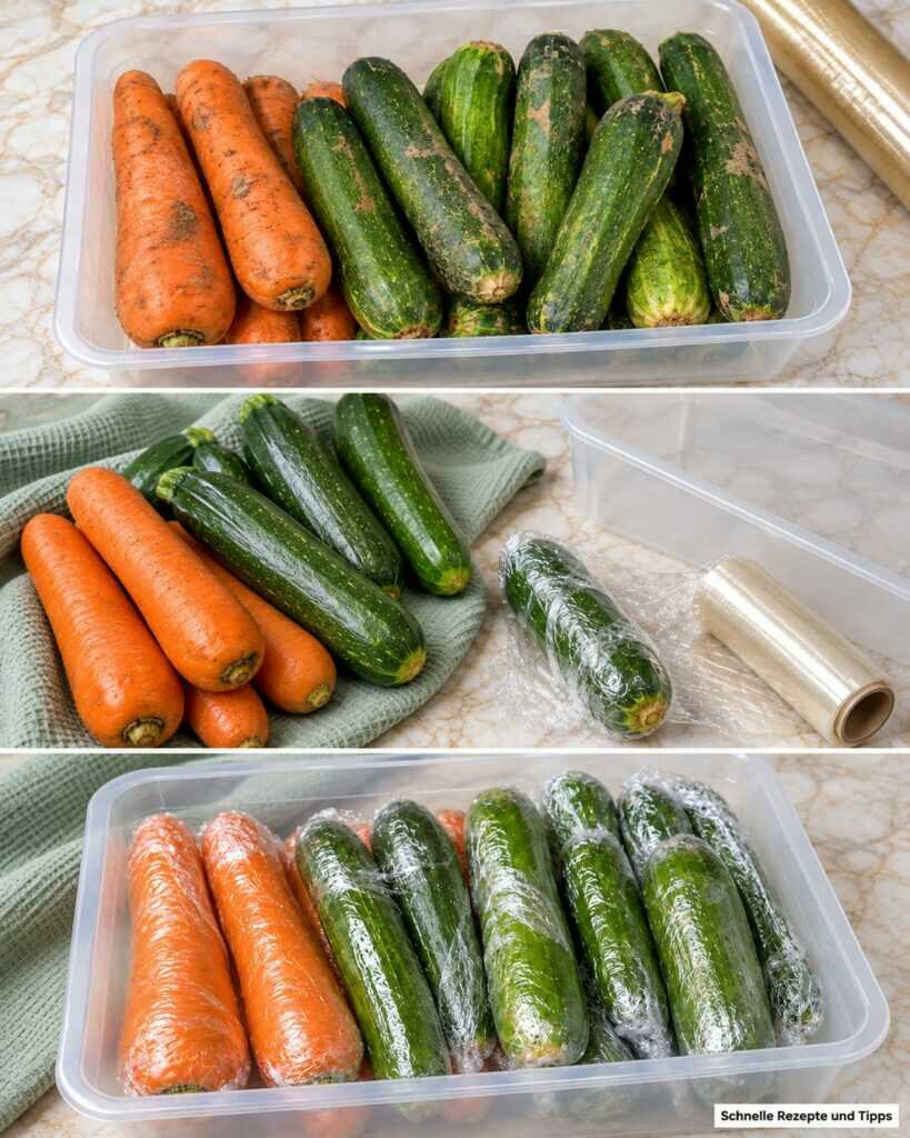 Möhren und Zucchini länger frisch halten: Diese Lagerfehler lassen Gemüse schneller verderben