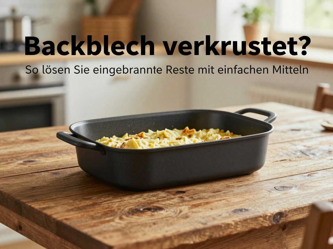 Backblech verkrustet? So lösen Sie eingebrannte Reste mit einfachen Mitteln