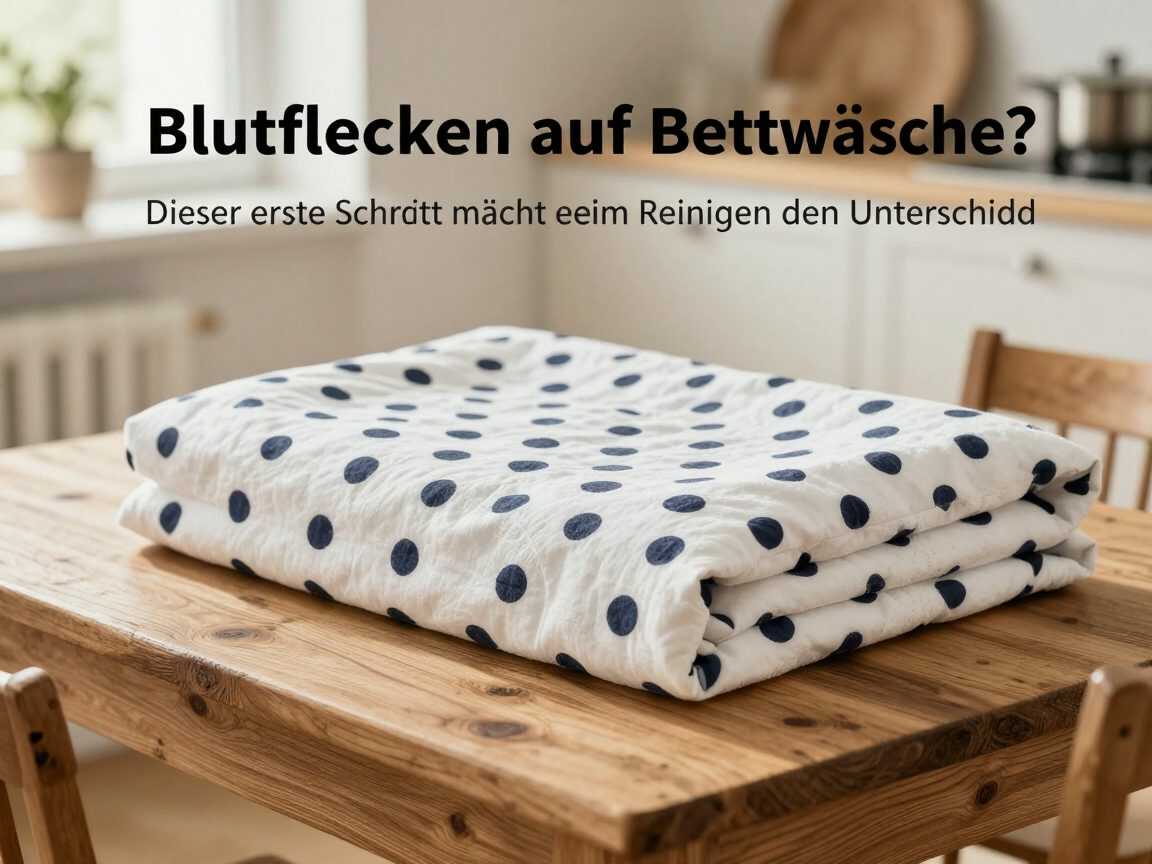 Blutflecken auf Bettwäsche? Dieser erste Schritt macht beim Reinigen den Unterschied