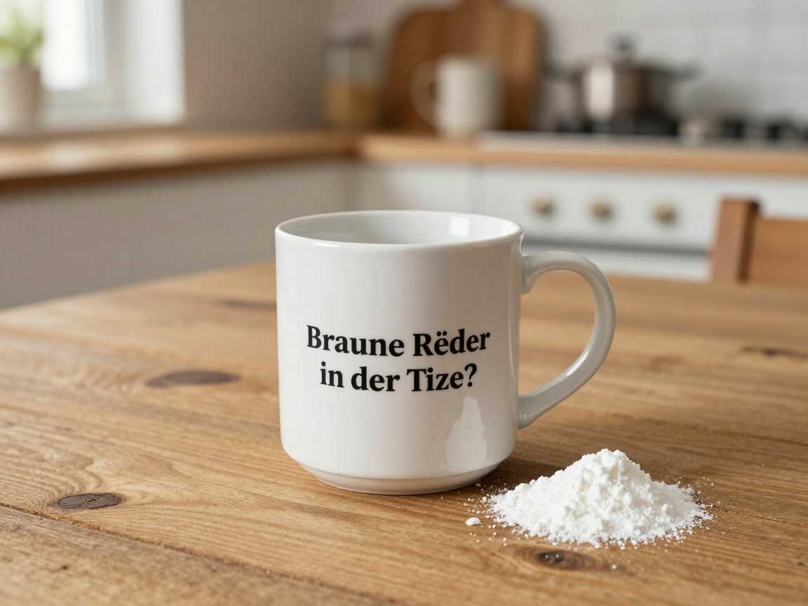 Braune Ränder in der Tasse? So entfernst du Kaffee- und Teeflecken mit Natron