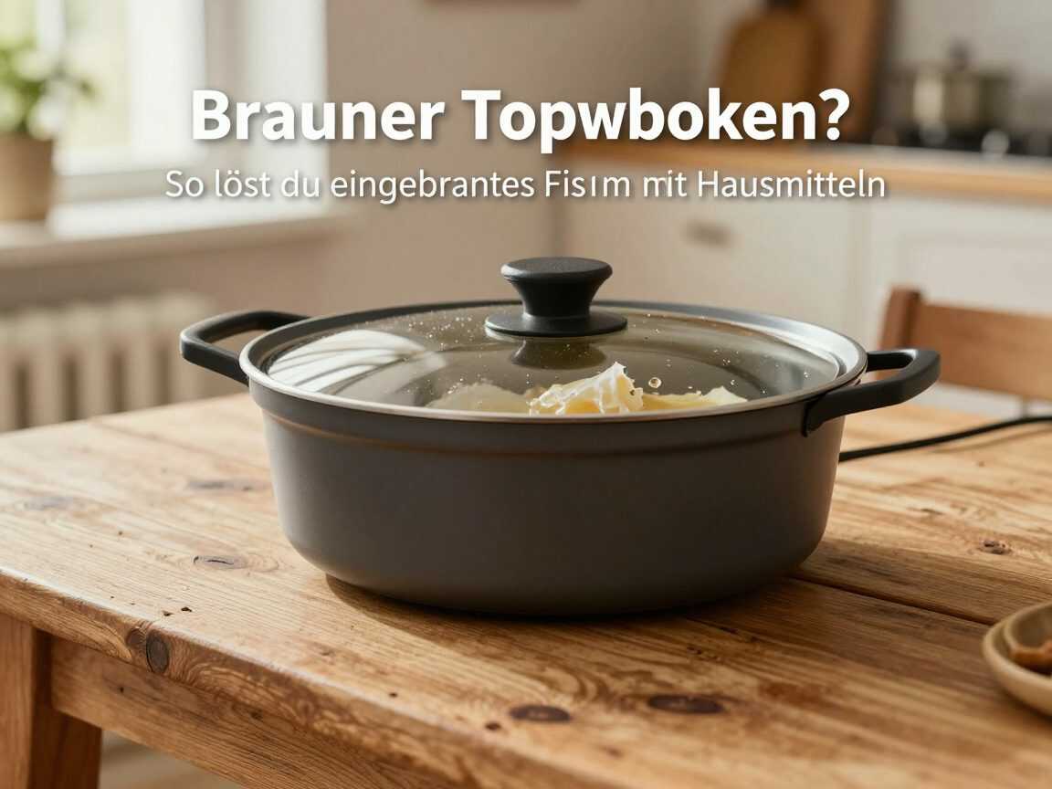 Brauner Topfboden? So löst du eingebranntes Fett mit einfachen Hausmitteln