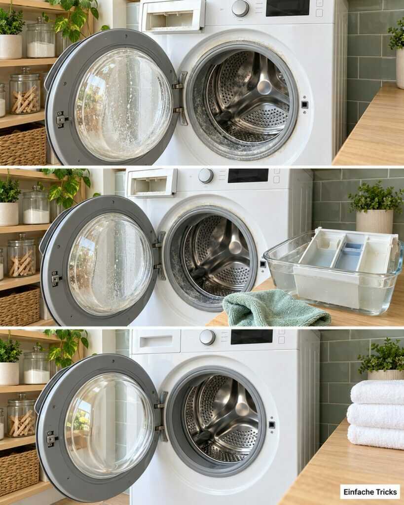 Waschmaschine riecht muffig? So werden Waschmittelfach, Dichtung und Trommel wieder sauber