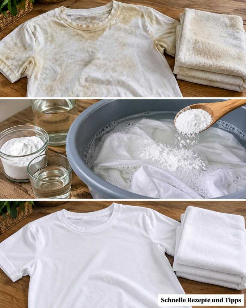 Vergraute weiße Wäsche wieder heller bekommen: So nutzt du Sauerstoffbleiche richtig und schonend