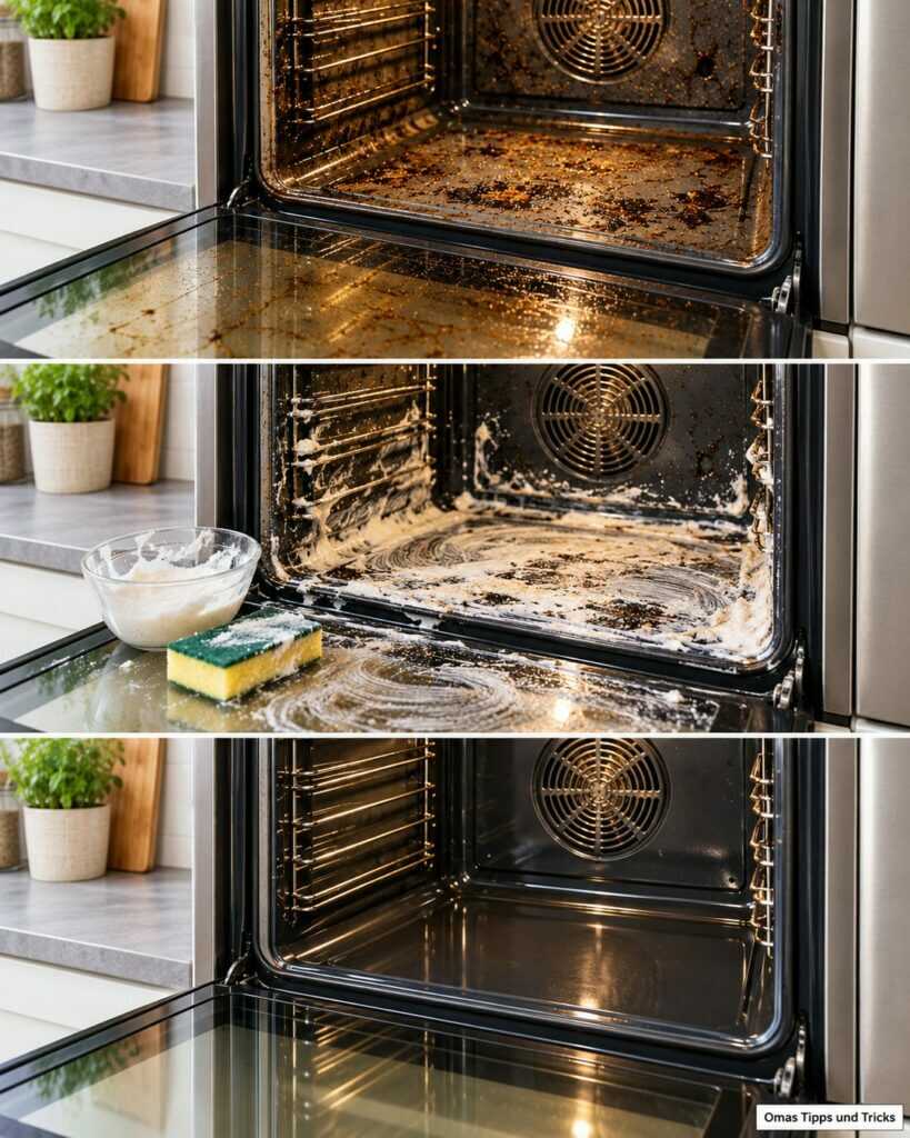 Backofen voller Fett und Krusten? So wird er mit einfachen Mitteln wieder sauber