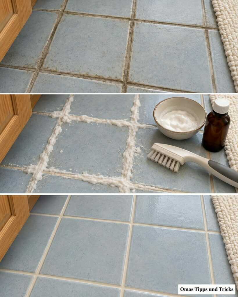 Graue Fliesenfugen? So bringt eine einfache Reinigung wieder Frische ins Bad