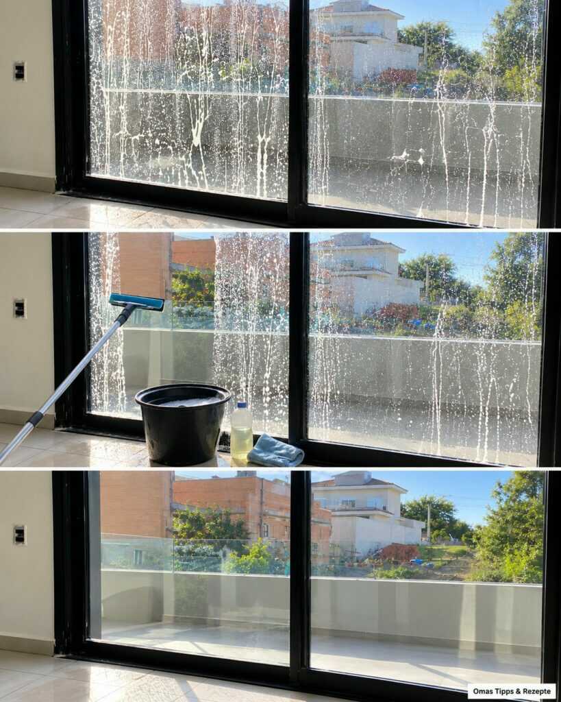 Fenster voller Schlieren? Mit diesem einfachen Spülmittel-Trick wird die Sicht wieder klar