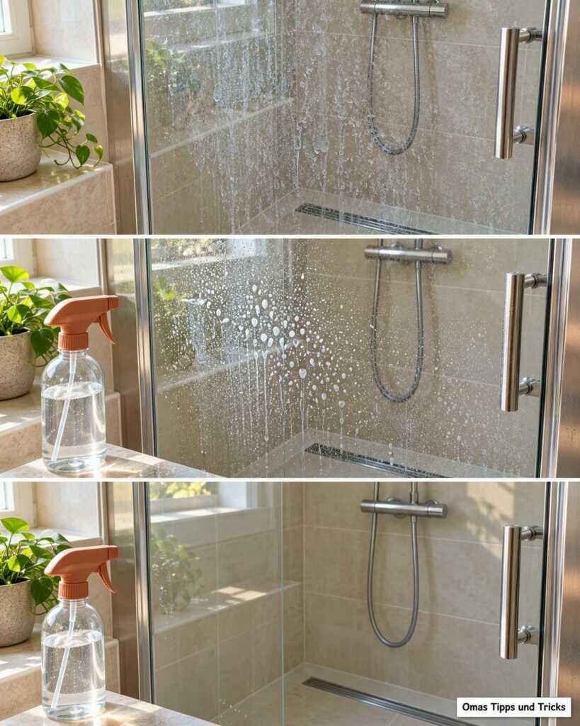 Kalkflecken an der Duschwand? So wird das Glas wieder klar – mit einfachen Mitteln