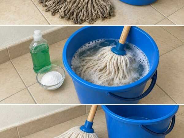 Dein Wischmopp riecht muffig? So wird er ohne Chlorbleiche wieder sauber