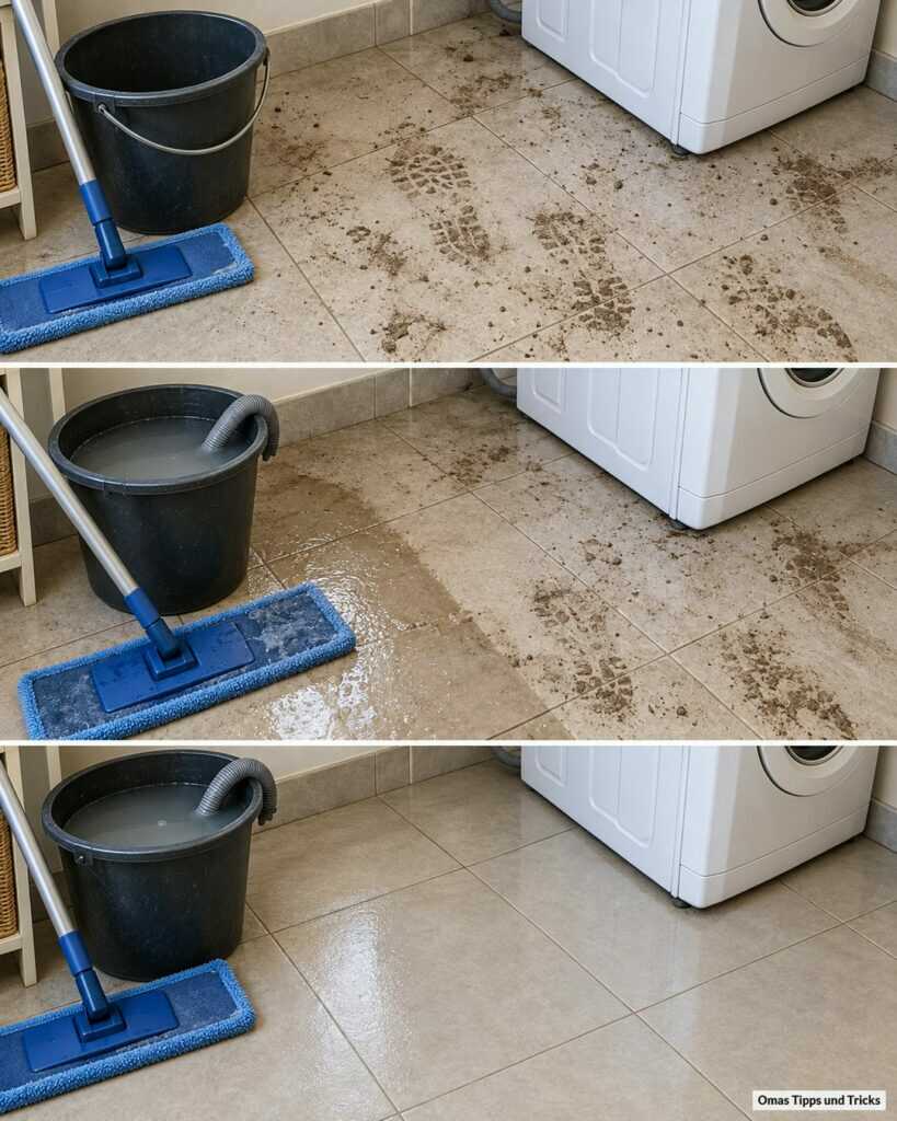Wasser zweimal nutzen: So werden Ihre Fliesen sauber, ohne unnötig Wasser zu verschwenden