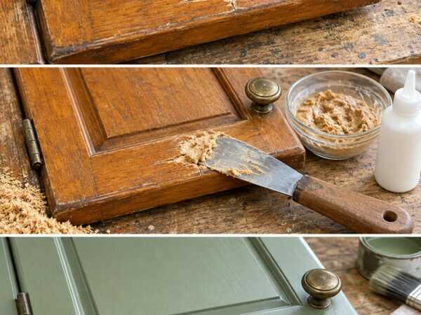 Kleine Macken im Holz? So reparierst du sie und verleihst alten Möbeln einen neuen Look