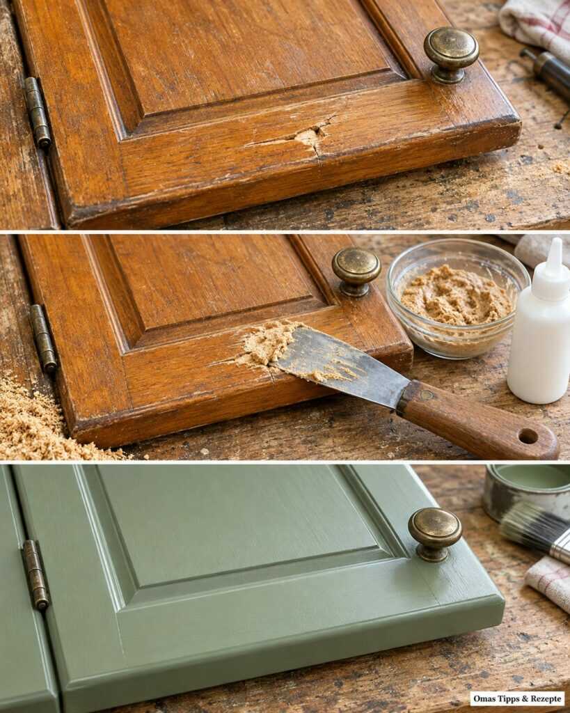 Kleine Macken im Holz? So reparierst du sie und verleihst alten Möbeln einen neuen Look