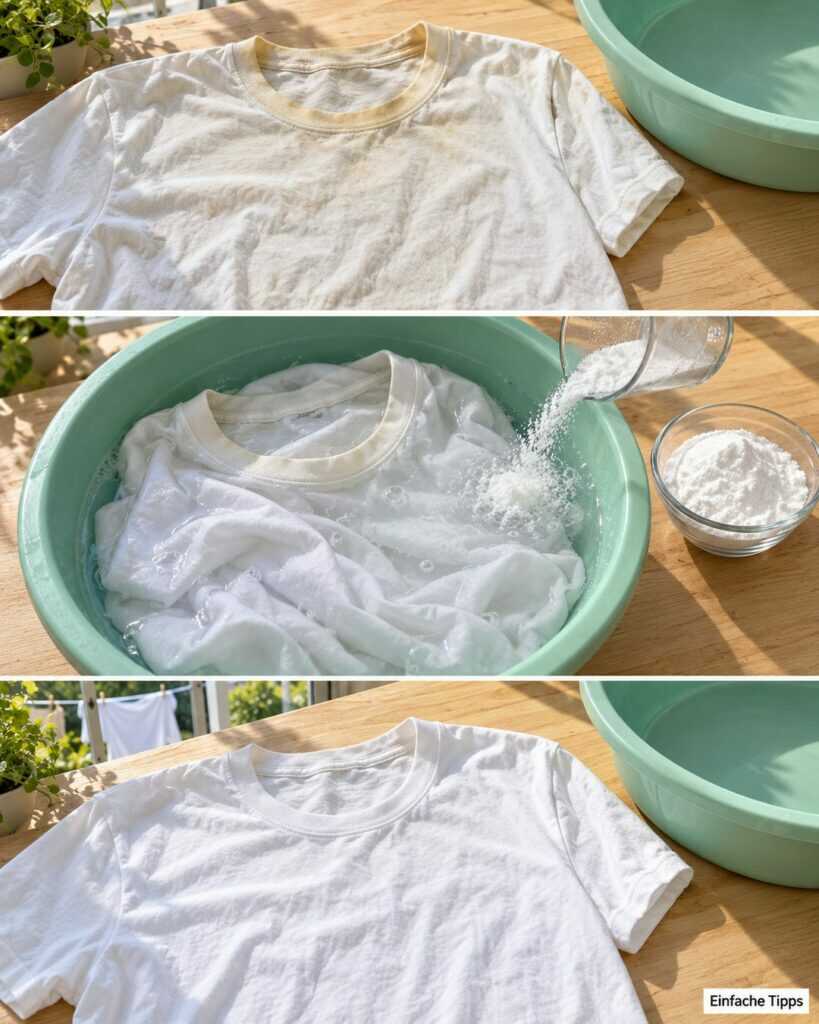 Weiße Wäsche vergilbt? So wird sie mit Natron und der richtigen Pflege wieder frischer