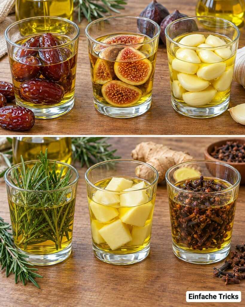 Olivenöl mit Datteln, Feigen, Knoblauch & Co.: Was diese traditionellen Ansätze wirklich können