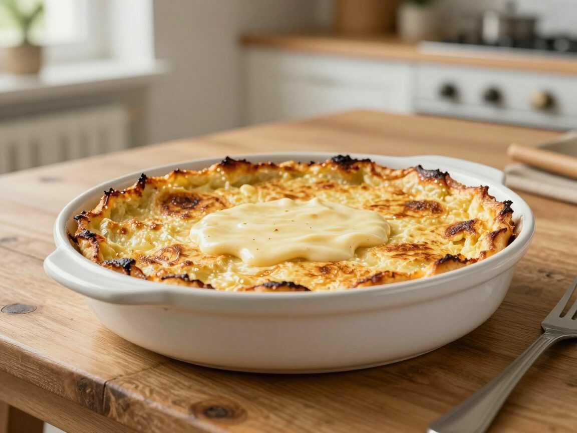 Cremiger Kartoffel-Lachs-Auflauf mit Béchamelsauce – herrlich saftig und goldbraun überbacken