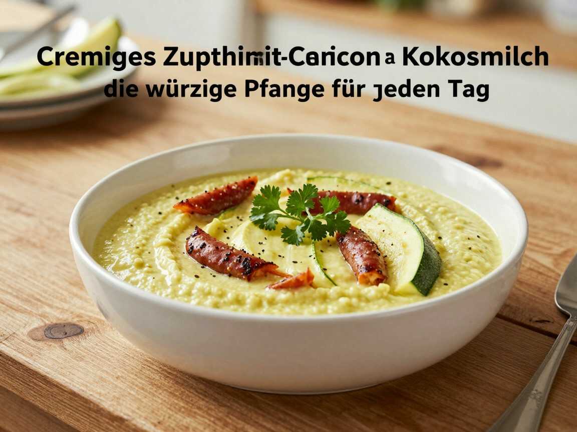 Cremiges Zucchini-Curry mit Chorizo und Kokosmilch – die würzige Pfanne für jeden Tag