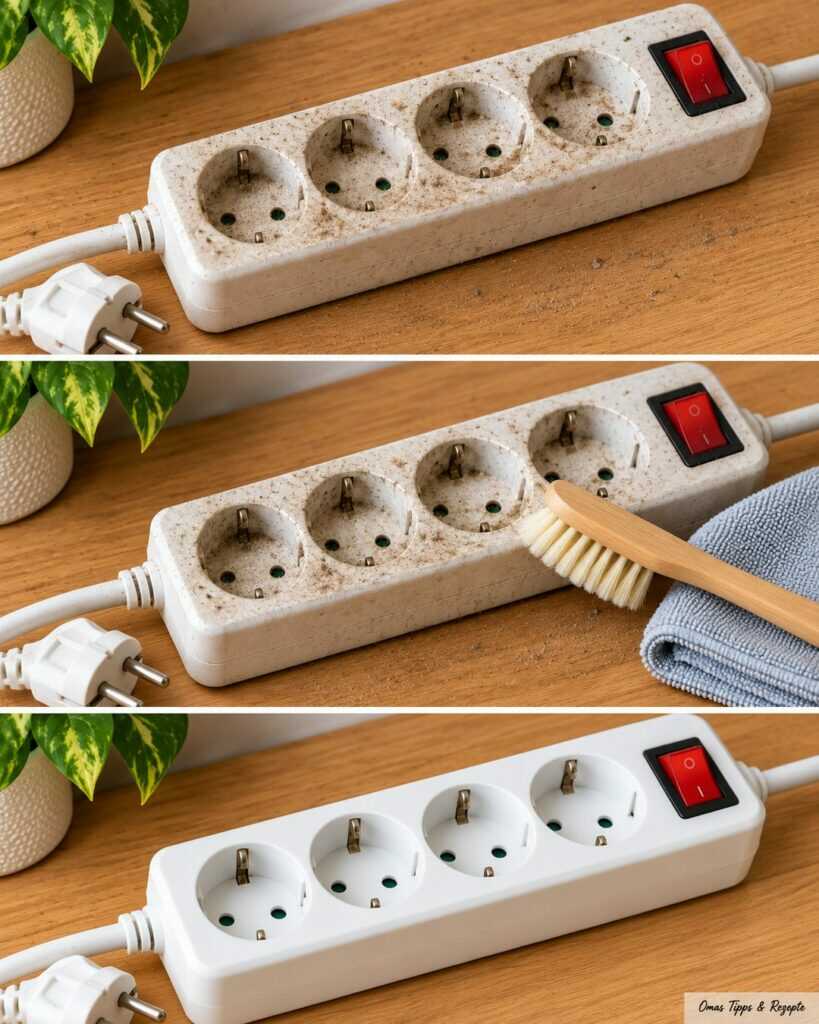 Staubige Steckdosenleiste? So reinigst du sie sicher und gründlich
