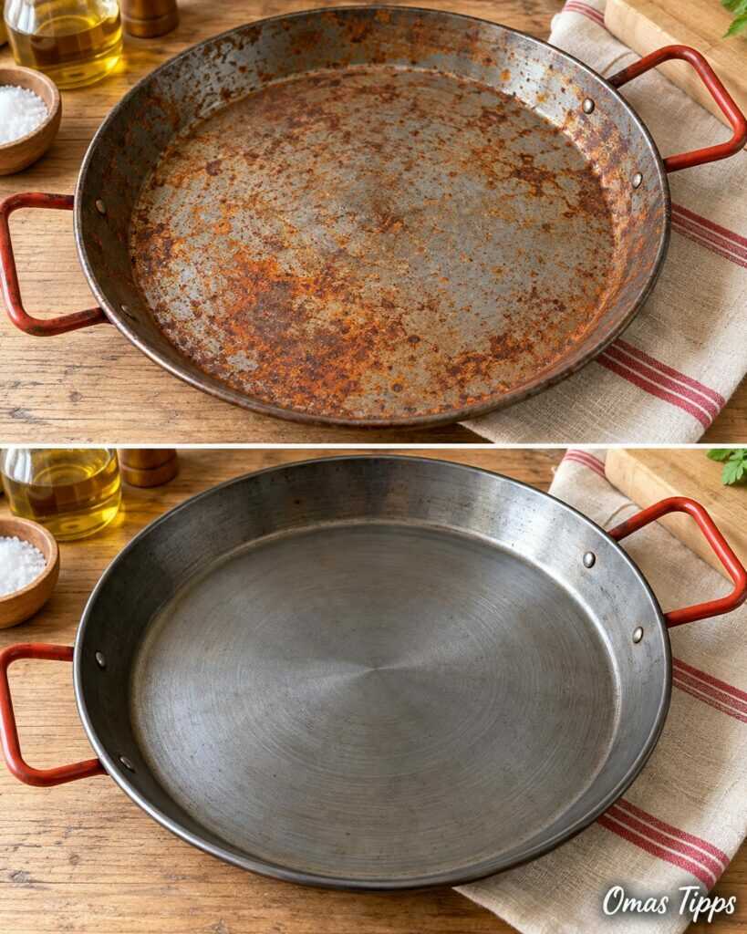 So bleibt Ihre Paellapfanne rostfrei: Der einfache Trick, der sie auch nach Monaten der Lagerung schützt
