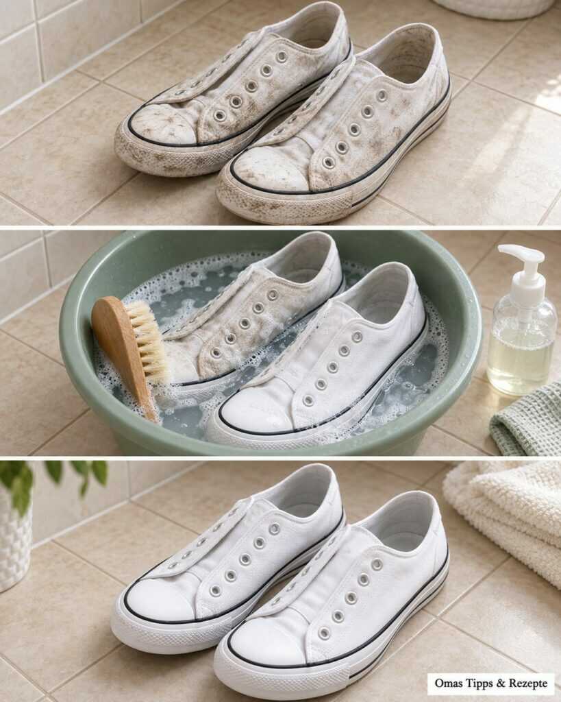 Weiße Stoffschuhe wieder sauber: So entfernst du Schmutz, ohne Stoff und Sohlen zu strapazieren