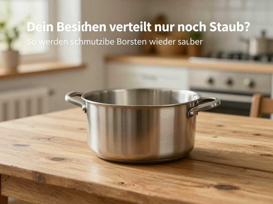 Dein Besen verteilt nur noch Staub? So werden schmutzige Borsten wieder sauber