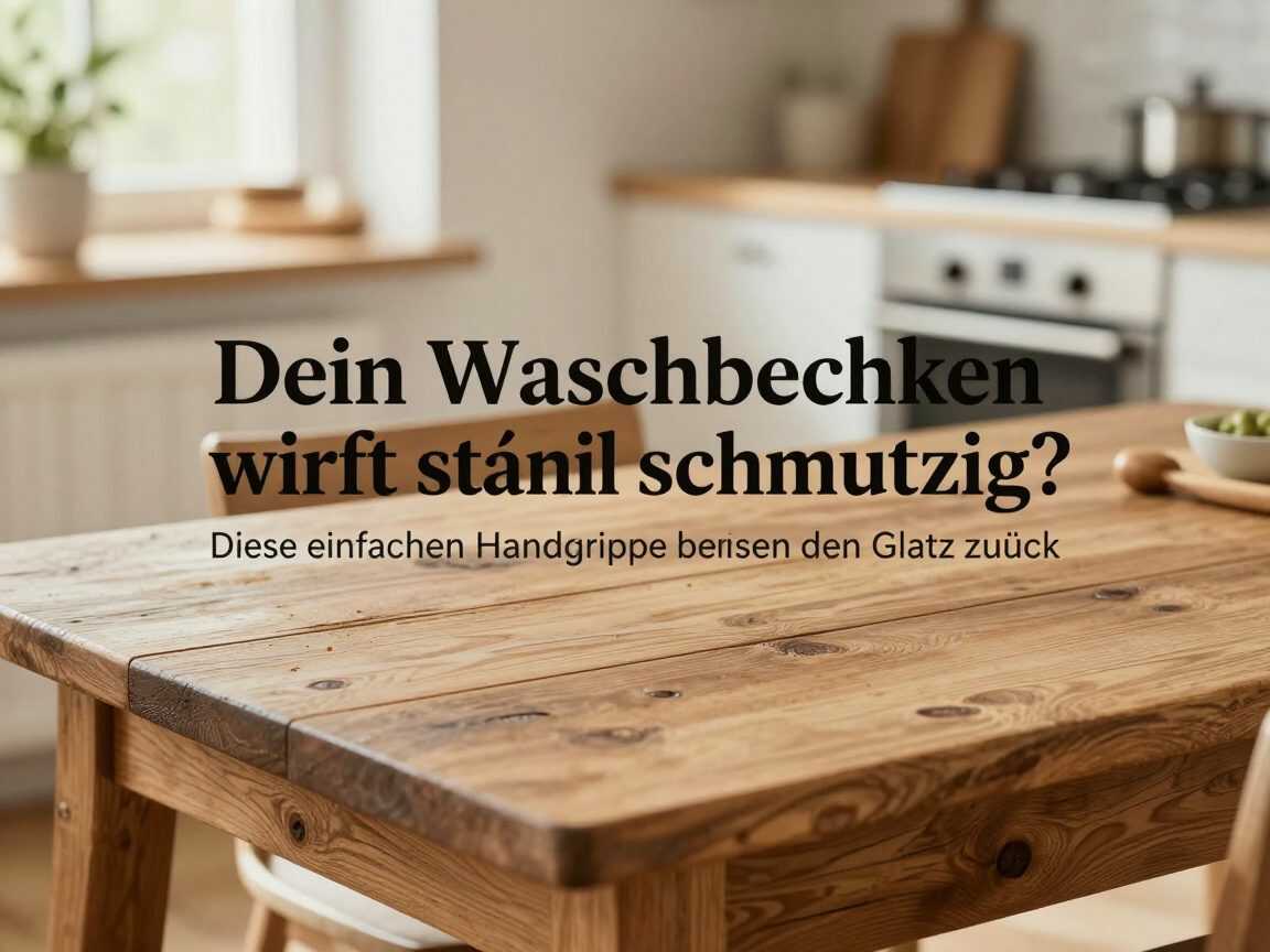 Dein Waschbecken wirkt ständig schmutzig? Diese einfachen Handgriffe bringen den Glanz zurück