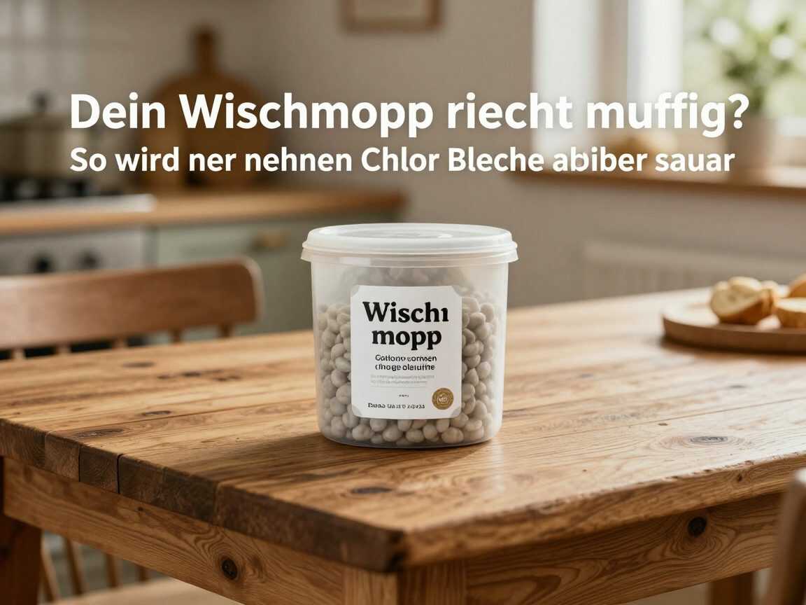 Dein Wischmopp riecht muffig? So wird er ohne Chlorbleiche wieder sauber