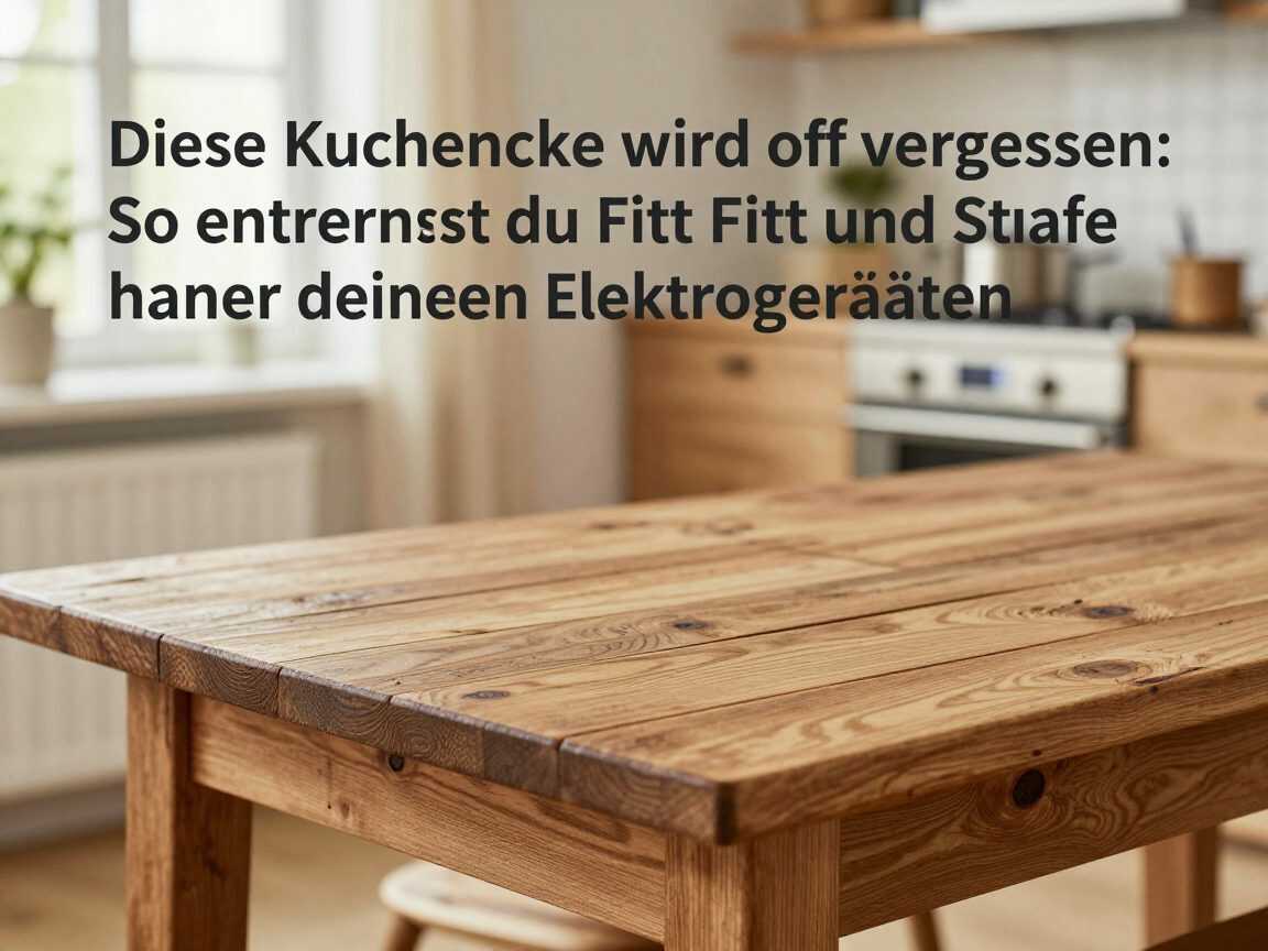 Diese Küchenecke wird oft vergessen: So entfernst du Fett und Staub hinter deinen Elektrogeräten
