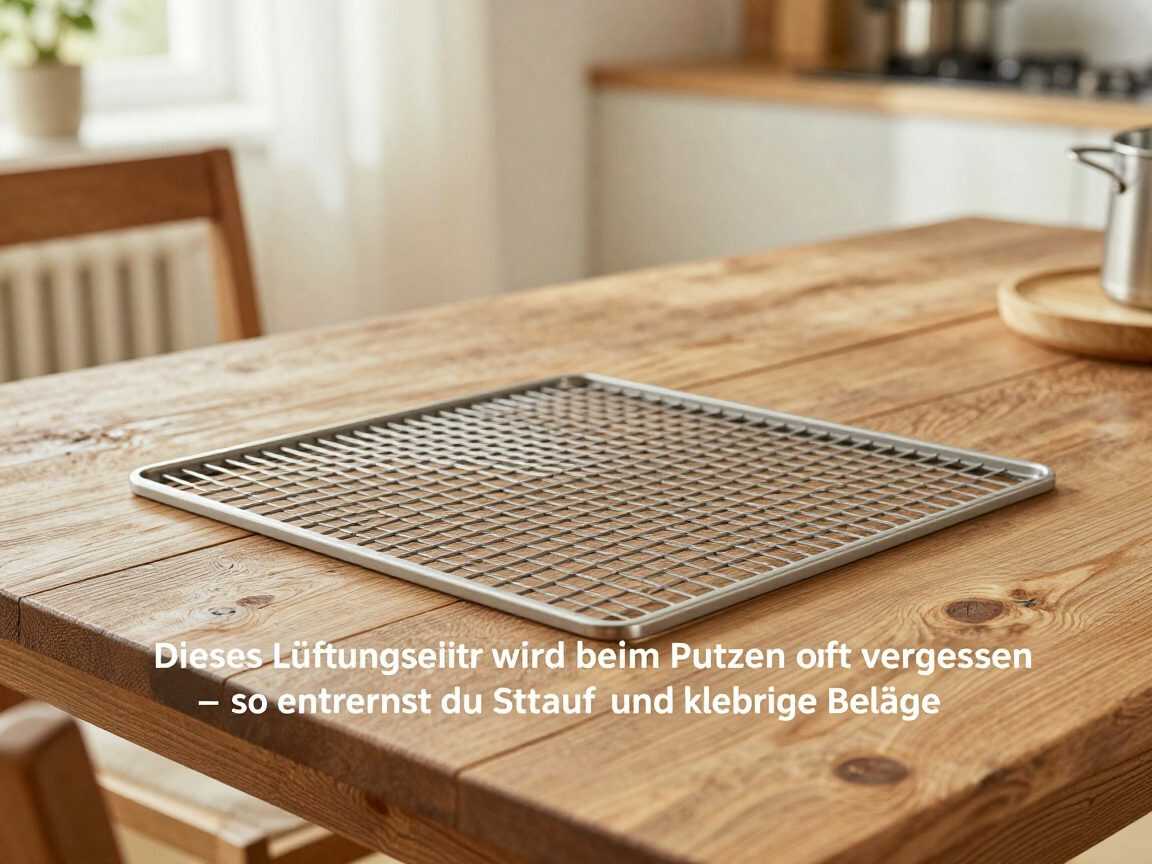 Dieses Lüftungsgitter wird beim Putzen oft vergessen – so entfernst du Staub und klebrige Beläge