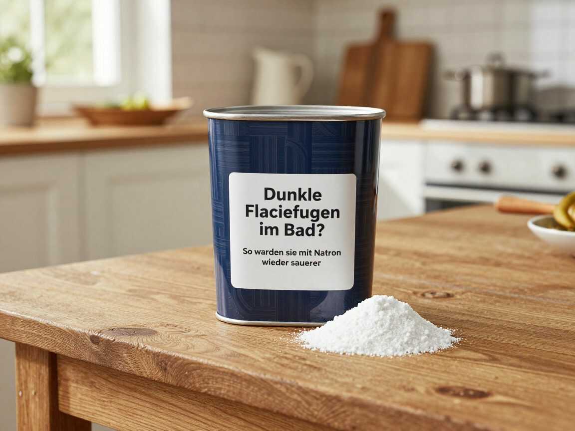 Dunkle Fliesenfugen im Bad? So werden sie mit Natron wieder sauberer