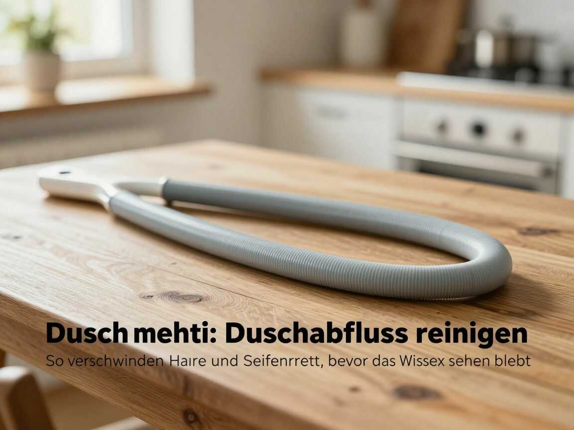 Duschabfluss reinigen: So verschwinden Haare und Seifenreste, bevor das Wasser stehen bleibt