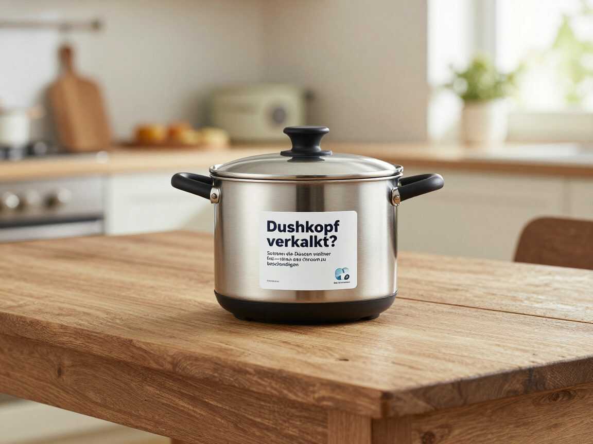 Duschkopf verkalkt? So werden die Düsen wieder frei – ohne das Chrom zu beschädigen