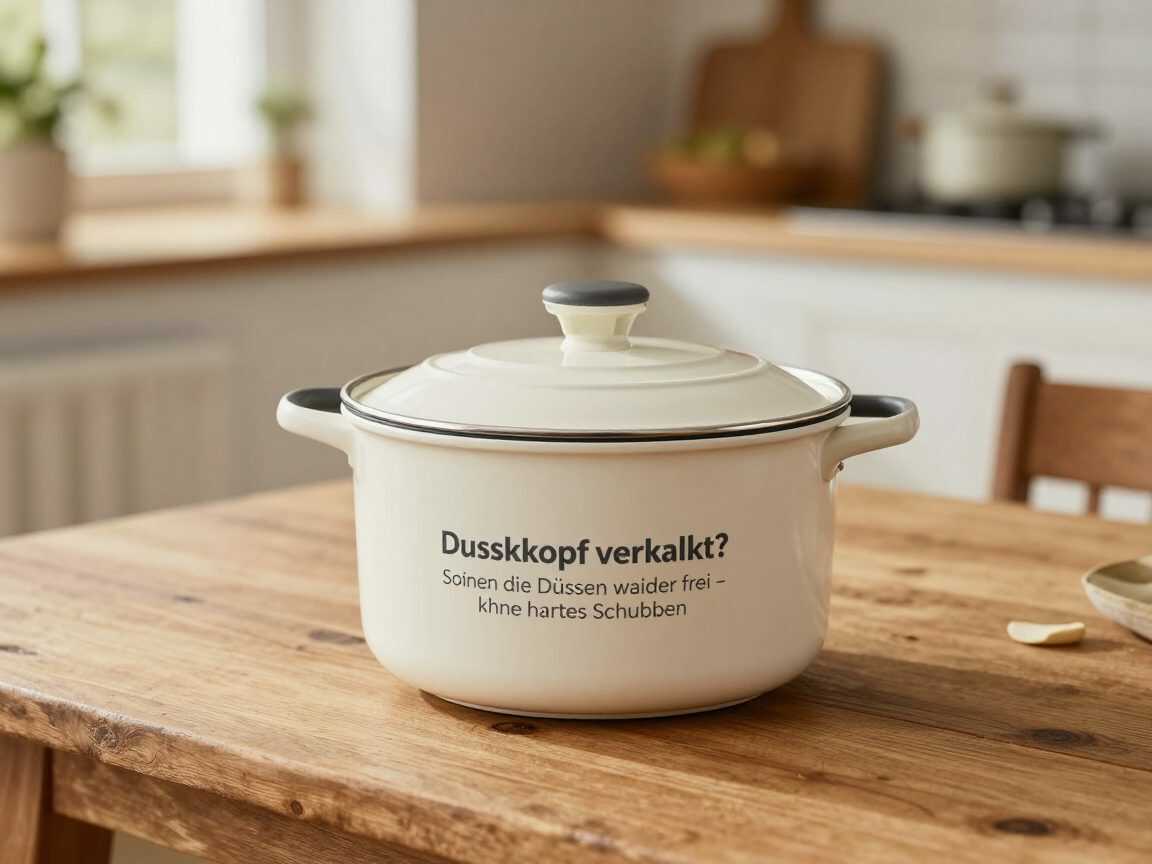Duschkopf verkalkt? So werden die Düsen wieder frei – ohne hartes Schrubben