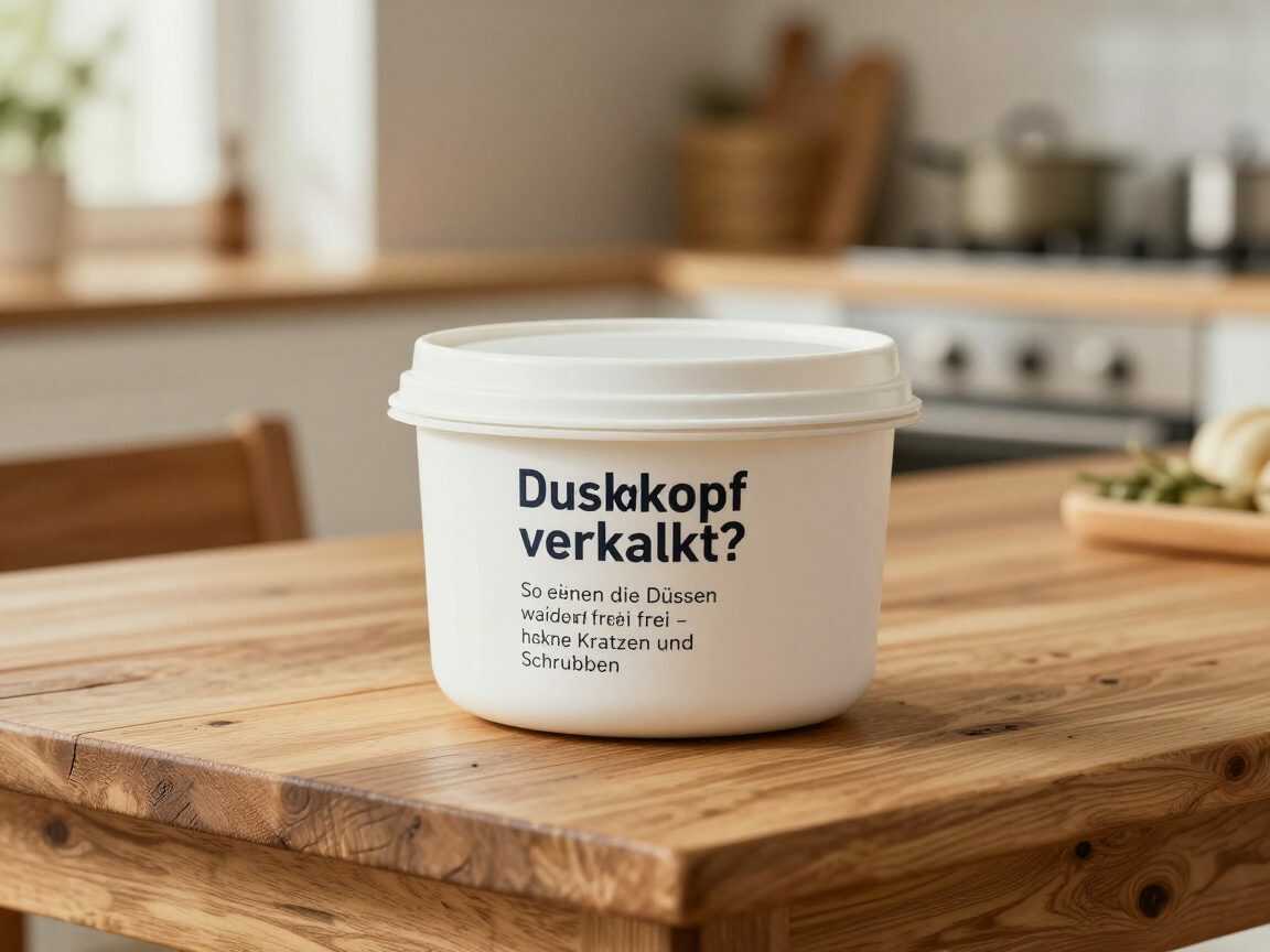Duschkopf verkalkt? So werden die Düsen wieder frei – ohne Kratzen und Schrubben