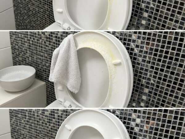 Gelbe Flecken am Toilettensitz? So reinigen Sie ihn, ohne die Oberfläche zu beschädigen